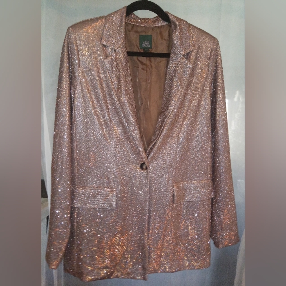 Elegant Glittering Women's Blazer